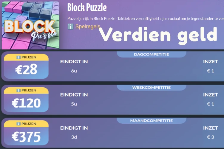 Block Puzzle geld verdienen eazegames